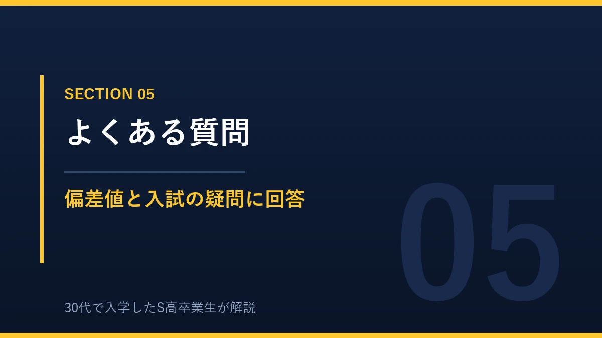 N高の偏差値と入試に関するよくある質問