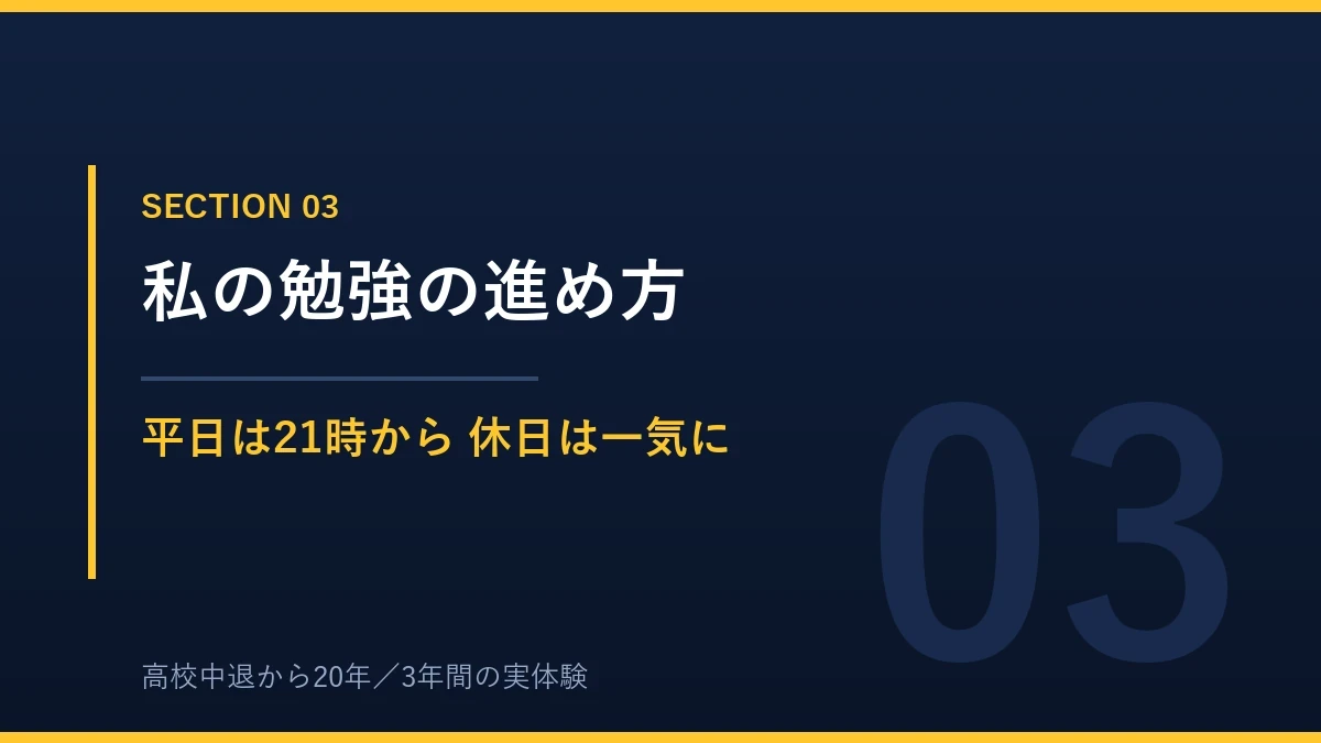 仕事をしながらの通信制高校の勉強の進め方 平日と休日の違い